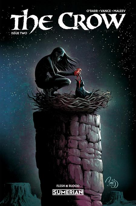11/11/2026 CROW FLESH AND BLOOD #2 CVR B DANIEL BAYLISS VAR (MR) MASSIVE PUBLISHING