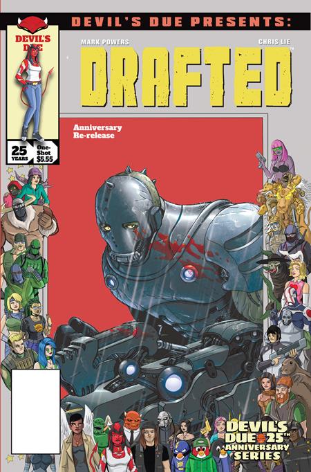 11/18/2026 DEVILS DUE PRESENTS DRAFTED #1 (ONE SHOT) CVR D CHRIS LIE JOSH BLAYLOCK 25TH ANNIVERSARY HOMAGE VAR MASSIVE PUBLISHING