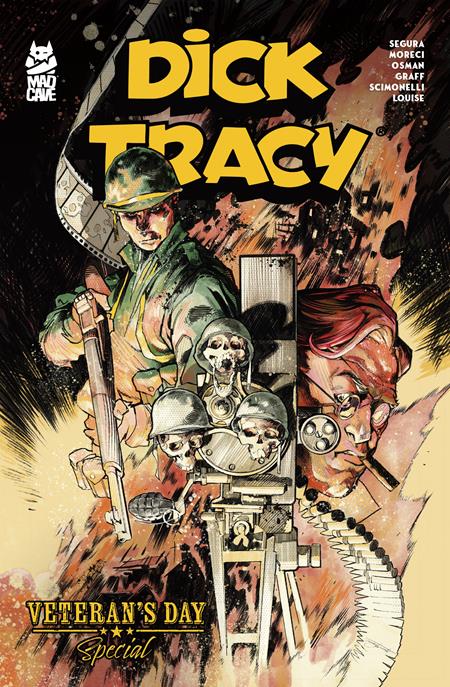 11/11/2026 DICK TRACY VETERANS DAY SPECIAL (ONE SHOT) CVR B FRANCESCO SCIMONELLI VAR MAD CAVE STUDIOS
