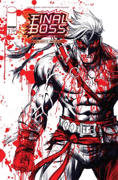 11/25/2026 FINAL BOSS #1 BLACK WHITE AND BLOOD REPRINT CVR A TYLER KIRKHAM (MR) IMAGE COMICS