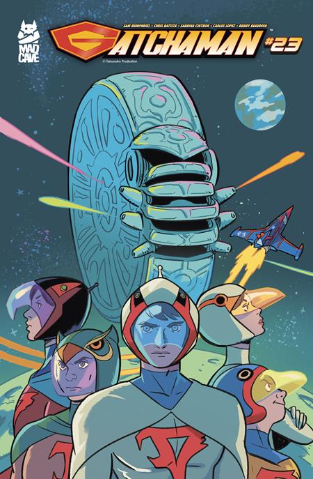 11/25/2026 GATCHAMAN #23 CVR B NATACHA BUSTOS VAR MAD CAVE STUDIOS