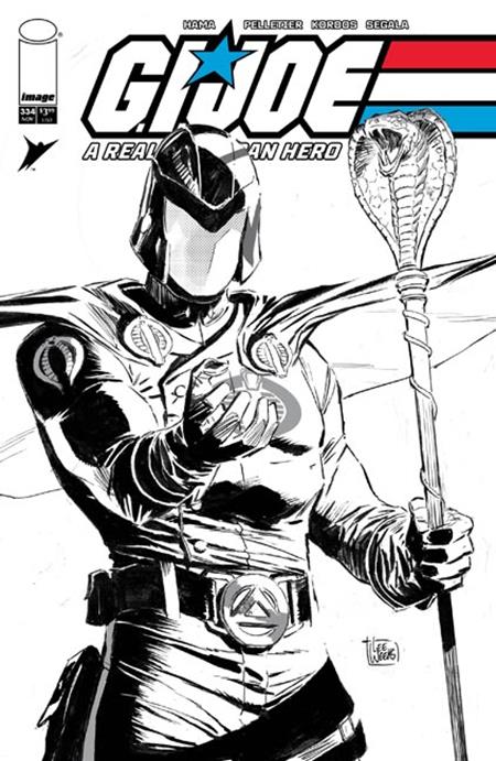 11/11/2026 GI JOE A REAL AMERICAN HERO #334 CVR B LEE WEEKS B&W VAR IMAGE COMICS