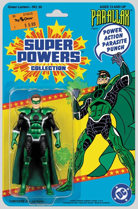 11/25/2026 GREEN LANTERN #50 FACSIMILE EDITION CVR B JASON GEYER & ALEX SAVIUK PARALLAX SUPER POWERS CARD STOCK DC COMICS