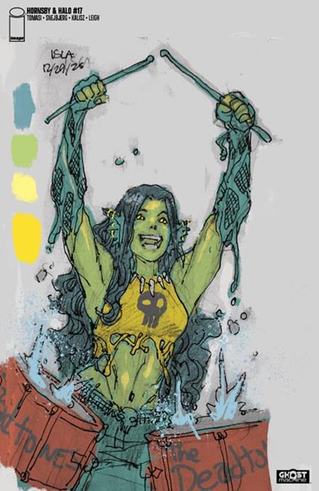 11/18/2026 HORNSBY & HALO #17 CVR C FRANCIS MANAPUL DESIGN SKETCH VAR IMAGE COMICS