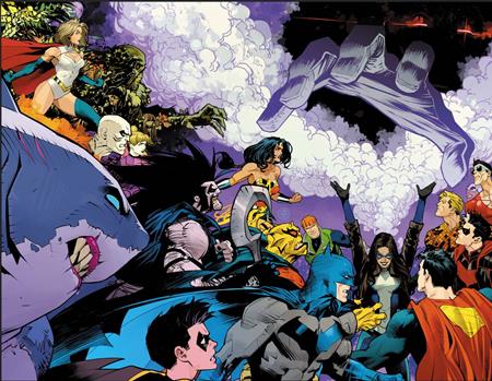 11/25/2026 JUSTICE LEAGUE UNLIMITED #25 CVR A DAN MORA WRAPAROUND DC COMICS
