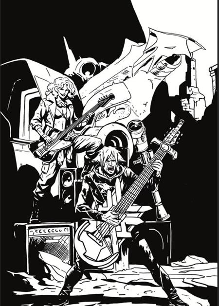 11/25/2026 LOST FANTASY #14 CVR D EMMANUEL GERVASONI CARDSTOCK CONCERT B&W VAR IMAGE COMICS