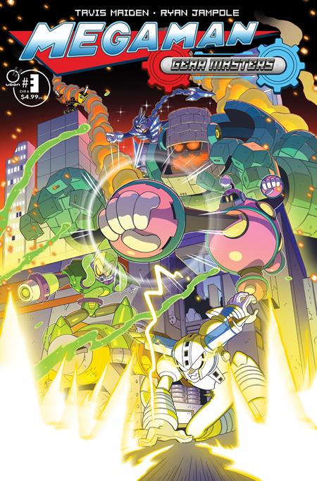 11/25/2026 MEGA MAN GEAR MASTERS #3 (OF 5) CVR A RYAN JAMPOLE UDON ENTERTAINMENT