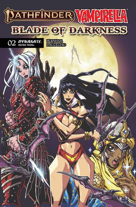 11/25/2026 PATHFINDER VAMPIRELLA BLADE OF DARKNESS #2 CVR B ANDREW HUERTA VAR DYNAMITE ENTERTAINMENT