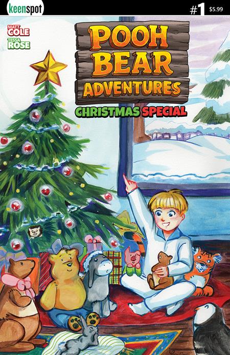 11/18/2026 POOH BEAR ADVENTURES CHRISTMAS SPECIAL #1 (ONE SHOT) CVR A TESSA ROSE OPENING PRESENTS EX POSSE HOLDINGS