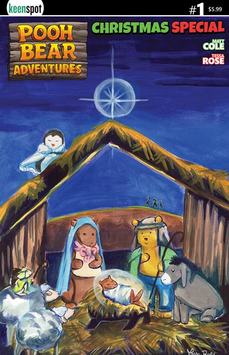 11/18/2026 POOH BEAR ADVENTURES CHRISTMAS SPECIAL #1 (ONE SHOT) CVR C TESSA ROSE THE NATIVITY VAR EX POSSE HOLDINGS