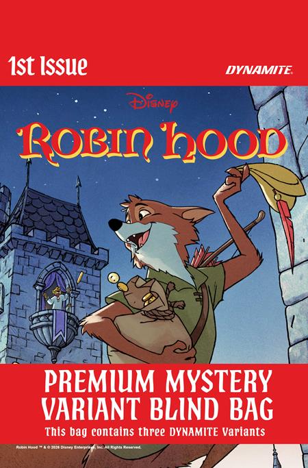 11/11/2026 ROBIN HOOD (2026) #1 CVR I PREMIUM MYSTERY BLIND BAG VAR DYNAMITE ENTERTAINMENT