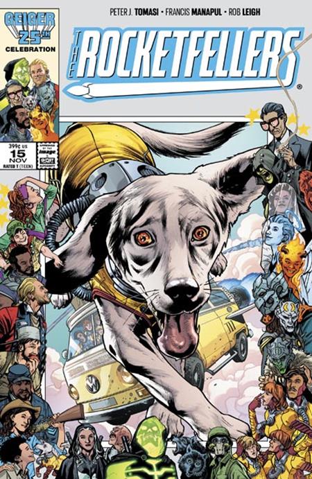 11/25/2026 ROCKETFELLERS #15 CVR B BRYAN HITCH & BRAD ANDERSON GEIGER #25 ANNIVERSARY VAR IMAGE COMICS