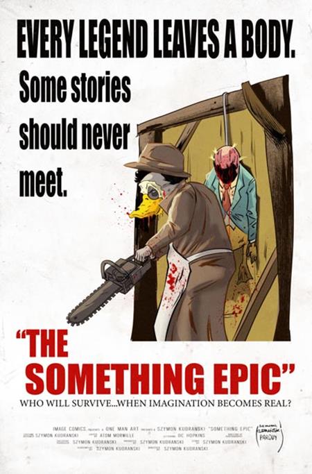 11/18/2026 SOMETHING EPIC #17 CVR B SZYMON KUDRANSKI TEXAS CHAINSAW MASSACRE HOMAGE VAR IMAGE COMICS