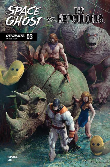11/18/2026 SPACE GHOST VS THE HERCULOIDS #3 CVR D BJORN BARENDS VAR DYNAMITE ENTERTAINMENT