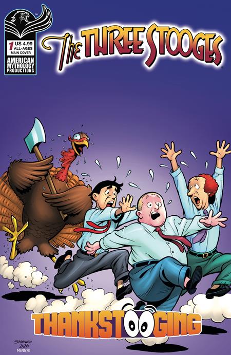 11/25/2026 THREE STOOGES THANKSTOOGING #1 (ONE SHOT) CVR A ERIC SHANOWER PRANA PUBLISHERS