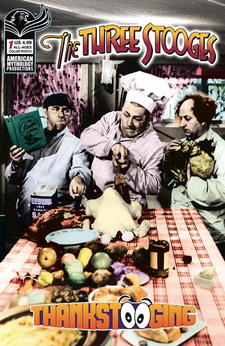 11/25/2026 THREE STOOGES THANKSTOOGING #1 (ONE SHOT) CVR C COLOR PHOTO VAR PRANA PUBLISHERS