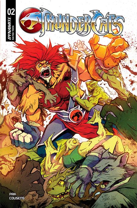 11/04/2026 THUNDERCATS (2026) #2 CVR B DAVID COUSENS VAR DYNAMITE ENTERTAINMENT