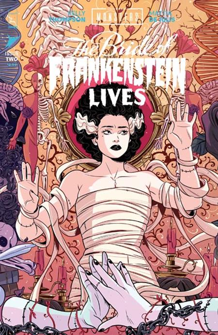 11/25/2026 UNIVERSAL MONSTERS THE BRIDE OF FRANKENSTEIN LIVES #2 (OF 4) CVR C LUANA VECCHIO CONNECTING VAR IMAGE COMICS