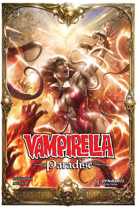 11/18/2026 VAMPIRELLA PARADISE #1 CVR E FRANCESCO MATTINA FOIL VAR DYNAMITE ENTERTAINMENT