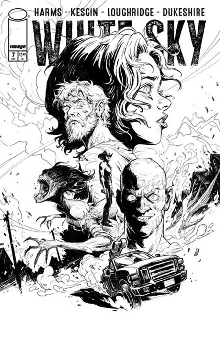 11/25/2026 WHITE SKY #7 CVR B SUMEYYE KESGIN B&W VAR (MR) IMAGE COMICS