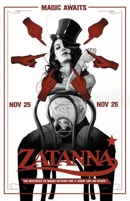11/25/2026 ZATANNA (2026) #8 CVR B JOSHUA SWAY SWABY CARD STOCK VAR DC COMICS