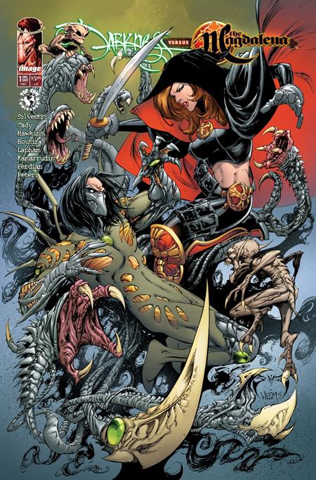 12/16/2026 DARKNESS VS THE MAGDALENA #1 (ONE SHOT) CVR B JOE BENITEZ & RICHARD ISANOVE VAR IMAGE COMICS