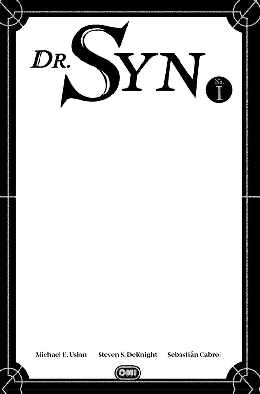 01/06/2027 Dr Syn #1 Cover D Blank Sketch Var ONI PRESS