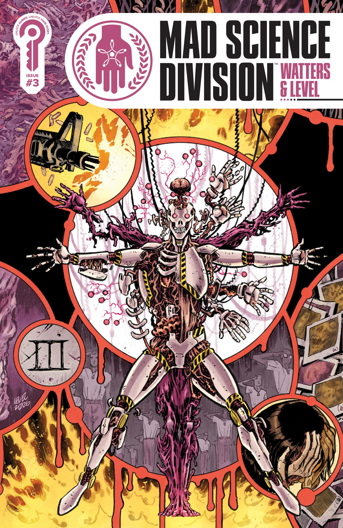 01/27/2027 Mad Science Division #3 Cover A Brian Level IGNITION PRESS