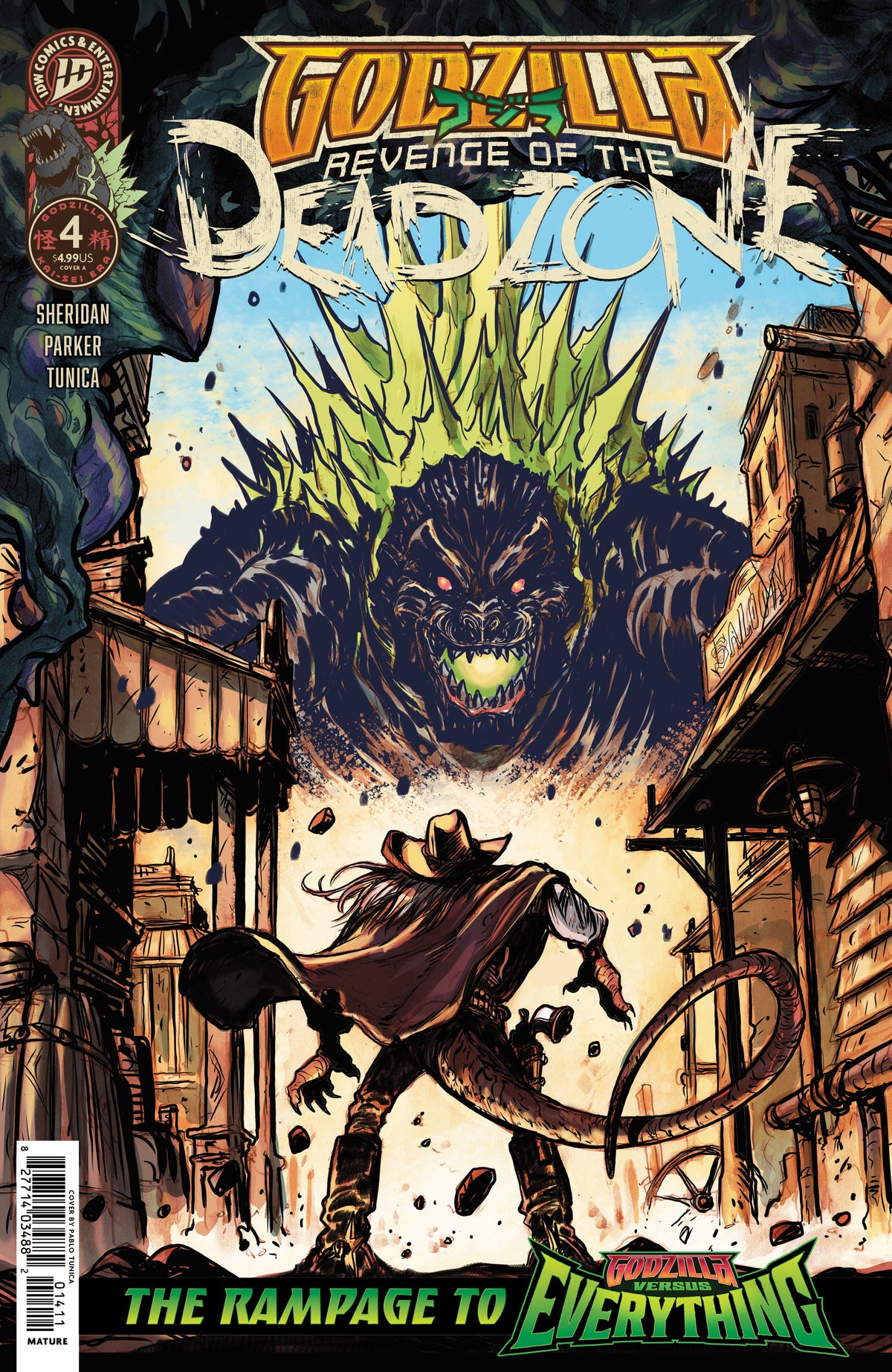 01/27/2027 Godzilla: Revenge of the Deadzone [Kai-Sei Era] #4 Cover A (Tunica) IDW PUBLISHING