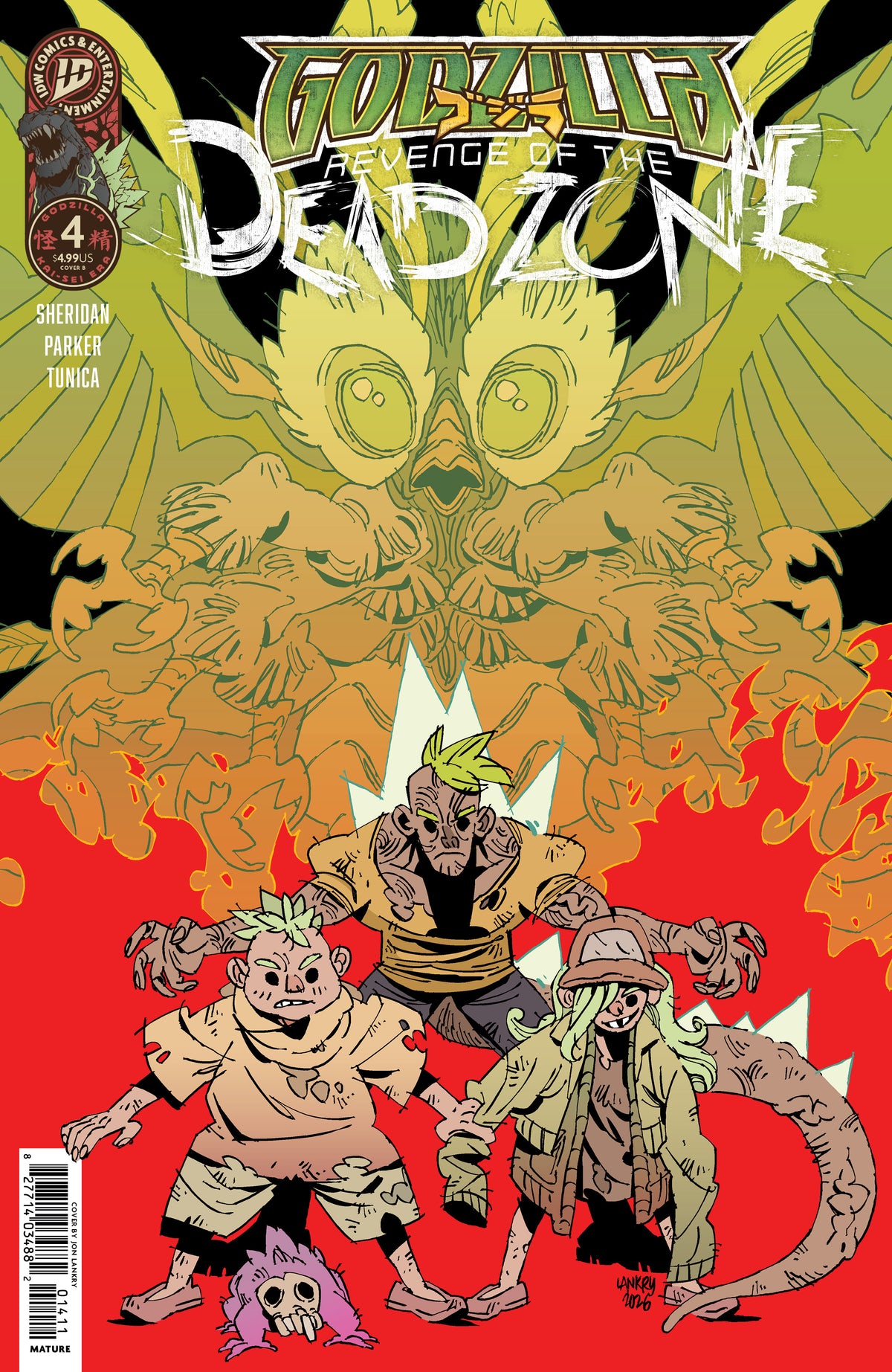 01/27/2027 Godzilla: Revenge of the Deadzone [Kai-Sei Era] #4 Variant B (Lankry) IDW PUBLISHING
