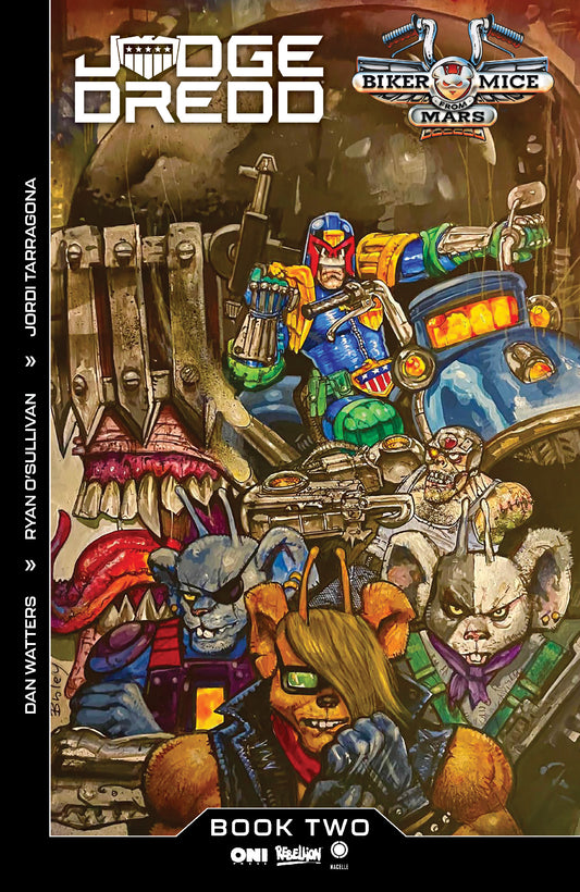 01/27/2027 Judge Dredd/Biker Mice from Mars #2 Cover A Simon Bisley ONI PRESS