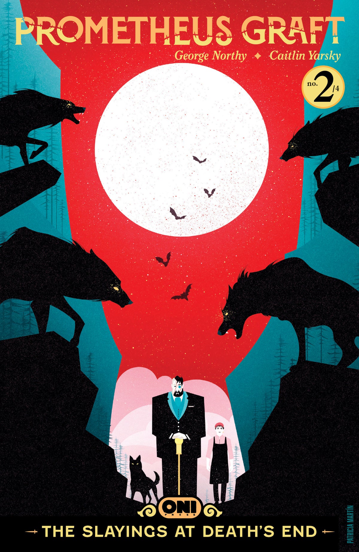01/20/2027 Prometheus Graft The Slayings at Deaths End #2 Cover B Patricia Martín Var ONI PRESS