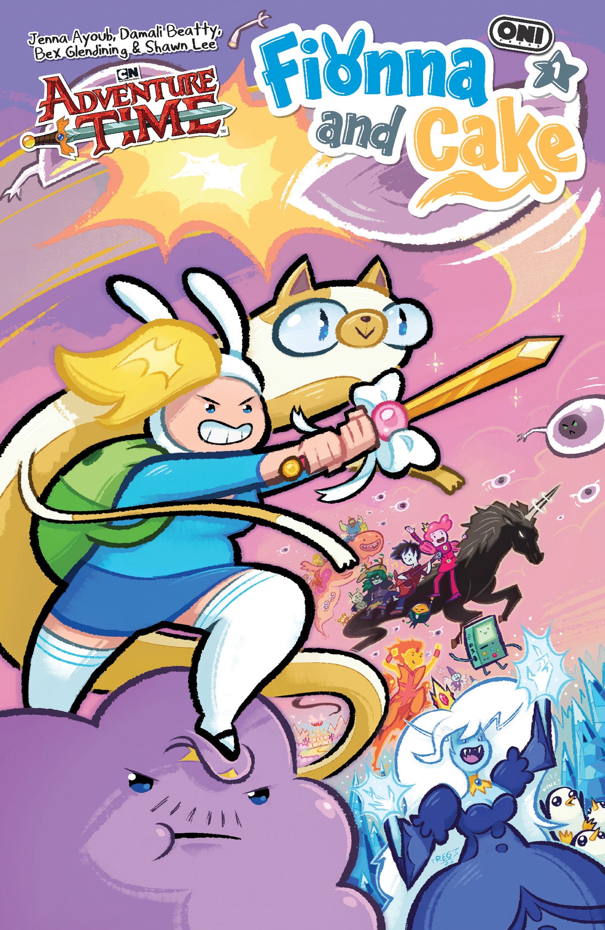 01/13/2027 Adventure Time Fionna & Cake #1 Cover C Reggie Graham Var ONI PRESS