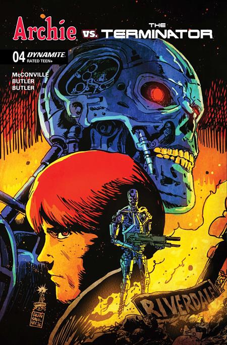 01/20/2027 ARCHIE VS THE TERMINATOR #4 CVR A FRANCESCO FRANCAVILLA DYNAMITE ENTERTAINMENT
