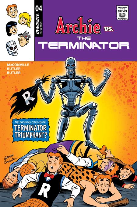 01/20/2027 ARCHIE VS THE TERMINATOR #4 CVR D BILL GALVAN VAR DYNAMITE ENTERTAINMENT