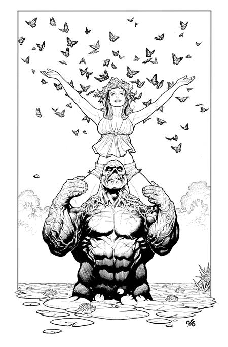 02/03/2027 DCS CRAZY LITTLE SWAMP THING CALLED LOVE #1 (ONE SHOT) CVR B FRANK CHO CARD STOCK VAR DC COMICS