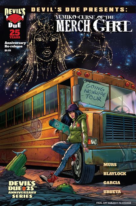 01/20/2027 DEVILS DUE PRESENTS YUMIKO CURSE OF THE MERCH GIRL (ONE SHOT) CVR A TIM SEELEY MASSIVE PUBLISHING