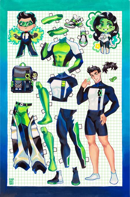 01/13/2027 GREEN LANTERN CORPS #24 CVR C RIAN GONZALES PAPER DOLL CARD STOCK VAR (GREEN LANTERN FIRST LIGHT) DC COMICS