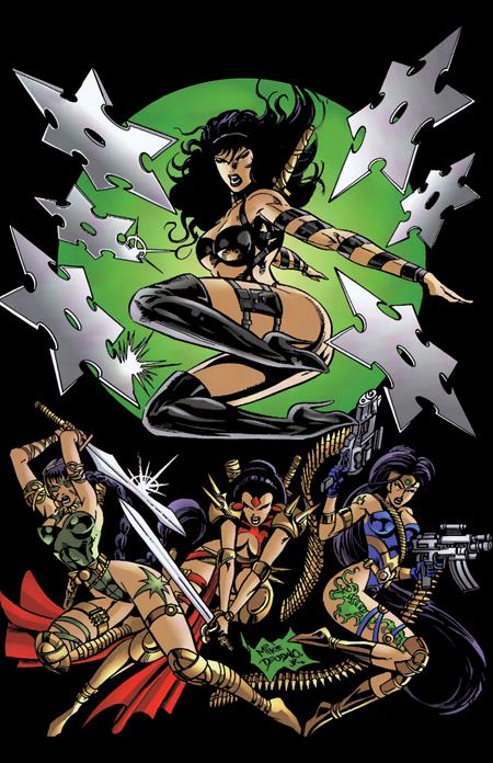 01/27/2027 JADE WARRIORS #4 CVR C MIKE DEODATO SPARK IN THE DARK VAR EX POSSE HOLDINGS