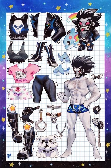 01/20/2027 LOBO #11 CVR D RIAN GONZALES PAPER DOLL CARD STOCK VAR DC COMICS