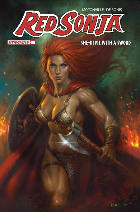 01/13/2027 RED SONJA SHEDEVIL WITH A SWORD #9 CVR B LUCIO PARRILLO VAR DYNAMITE ENTERTAINMENT