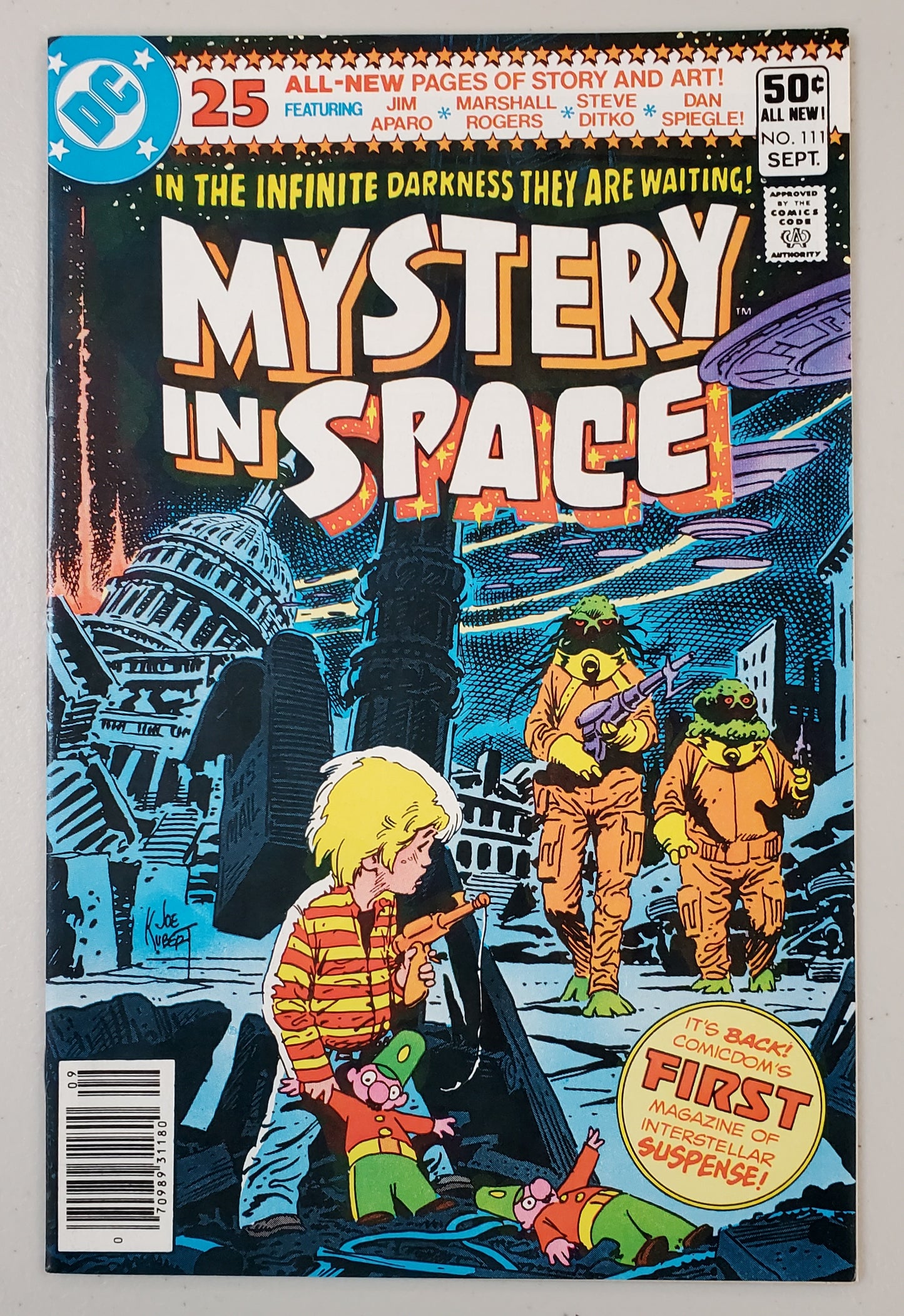 MYSTERY IN SPACE #111 1980 NEWSSTAND House of Mystery DC Comics