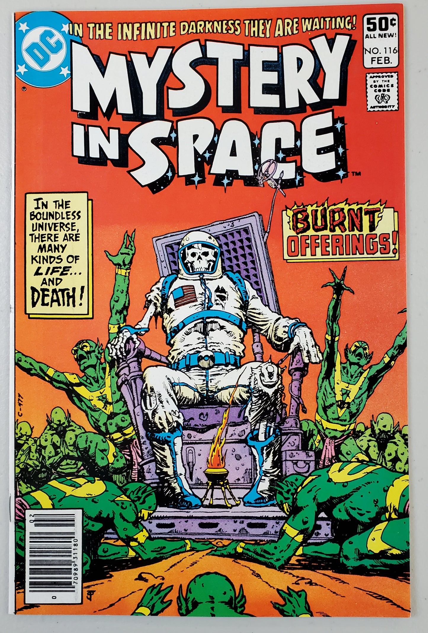 MYSTERY IN SPACE #116 1981 NEWSSTAND House of Mystery DC Comics