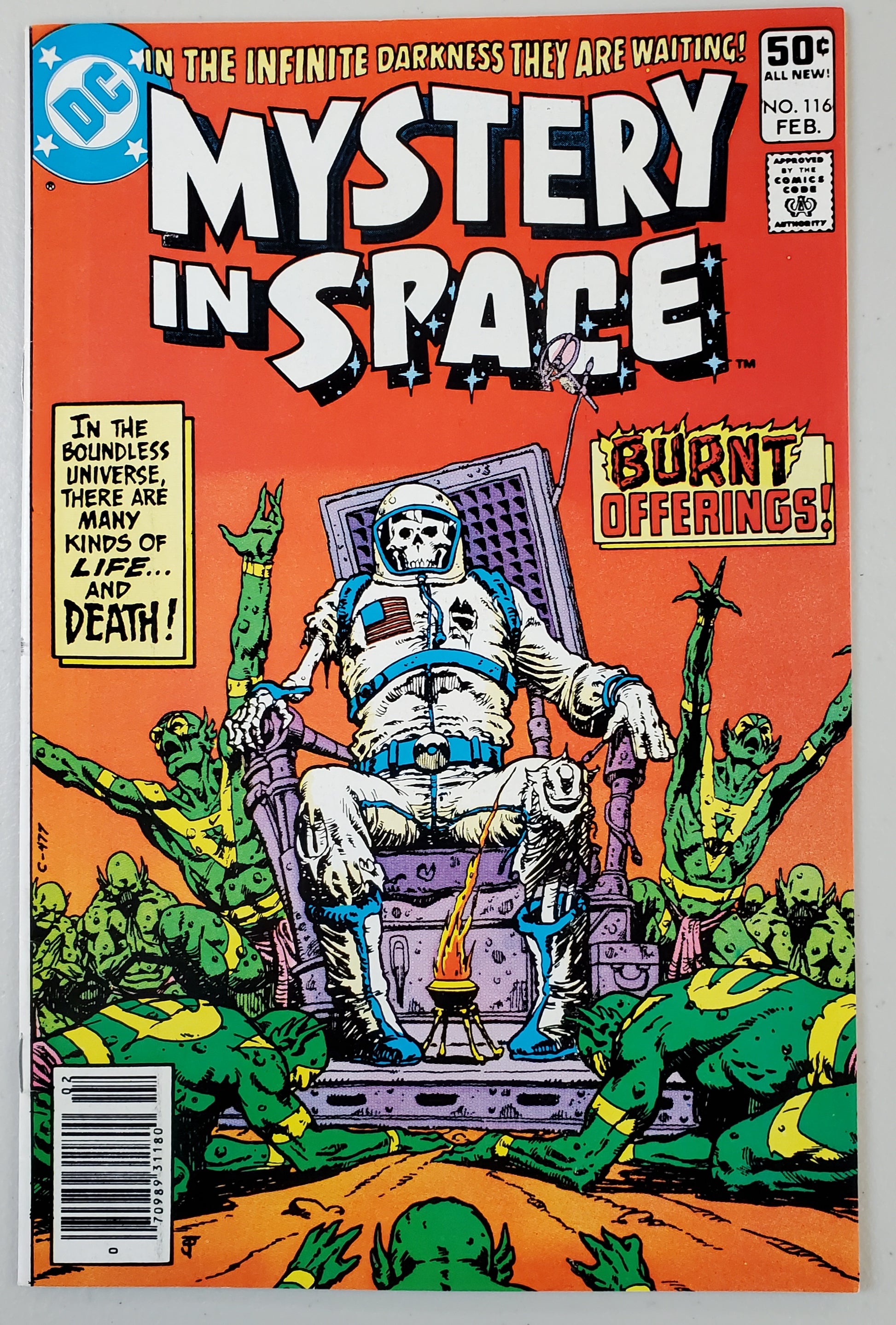MYSTERY IN SPACE #116 1981 NEWSSTAND House of Mystery DC Comics