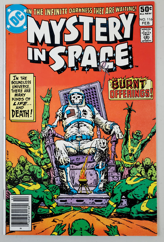 MYSTERY IN SPACE #116 1981 NEWSSTAND House of Mystery DC Comics