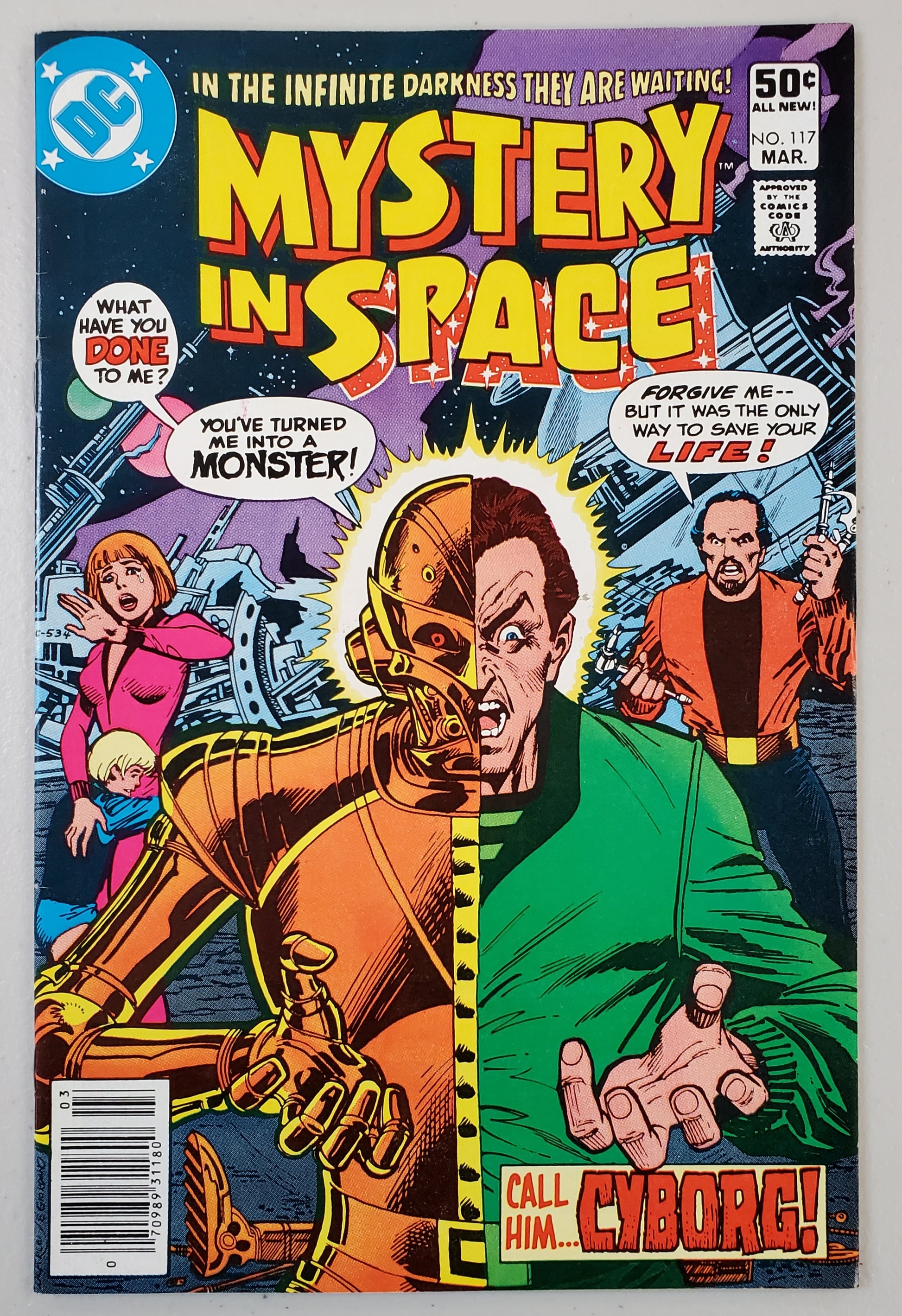 MYSTERY IN SPACE #117 1981 NEWSSTAND House of Mystery DC Comics