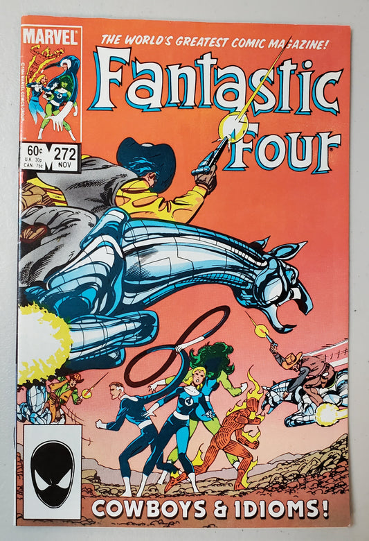 FANTASTIC FOUR #272 1984 (CAMEO NATHANIEL RICHARDS) Fantastic Four MARVEL COMICS