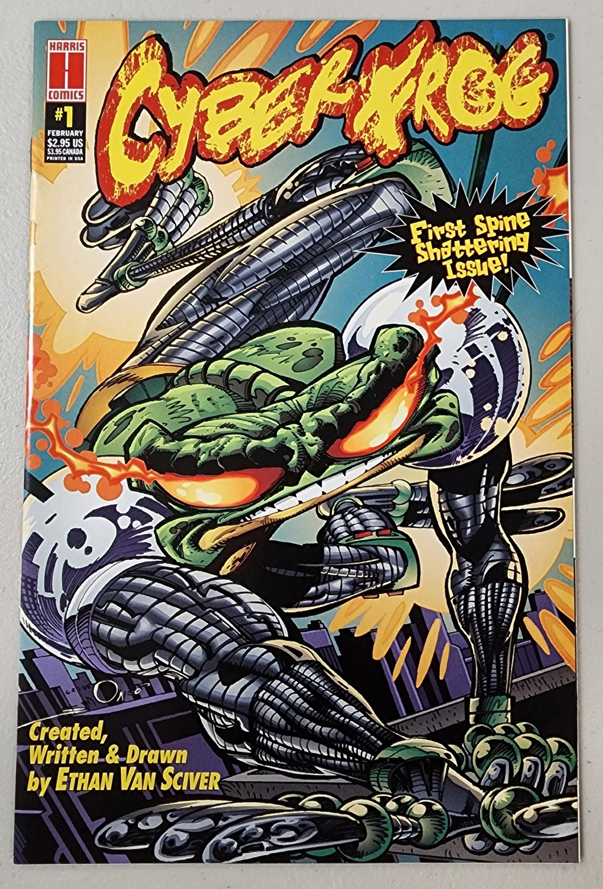 CYBERFROG #1 1997 HARRIS COMICS