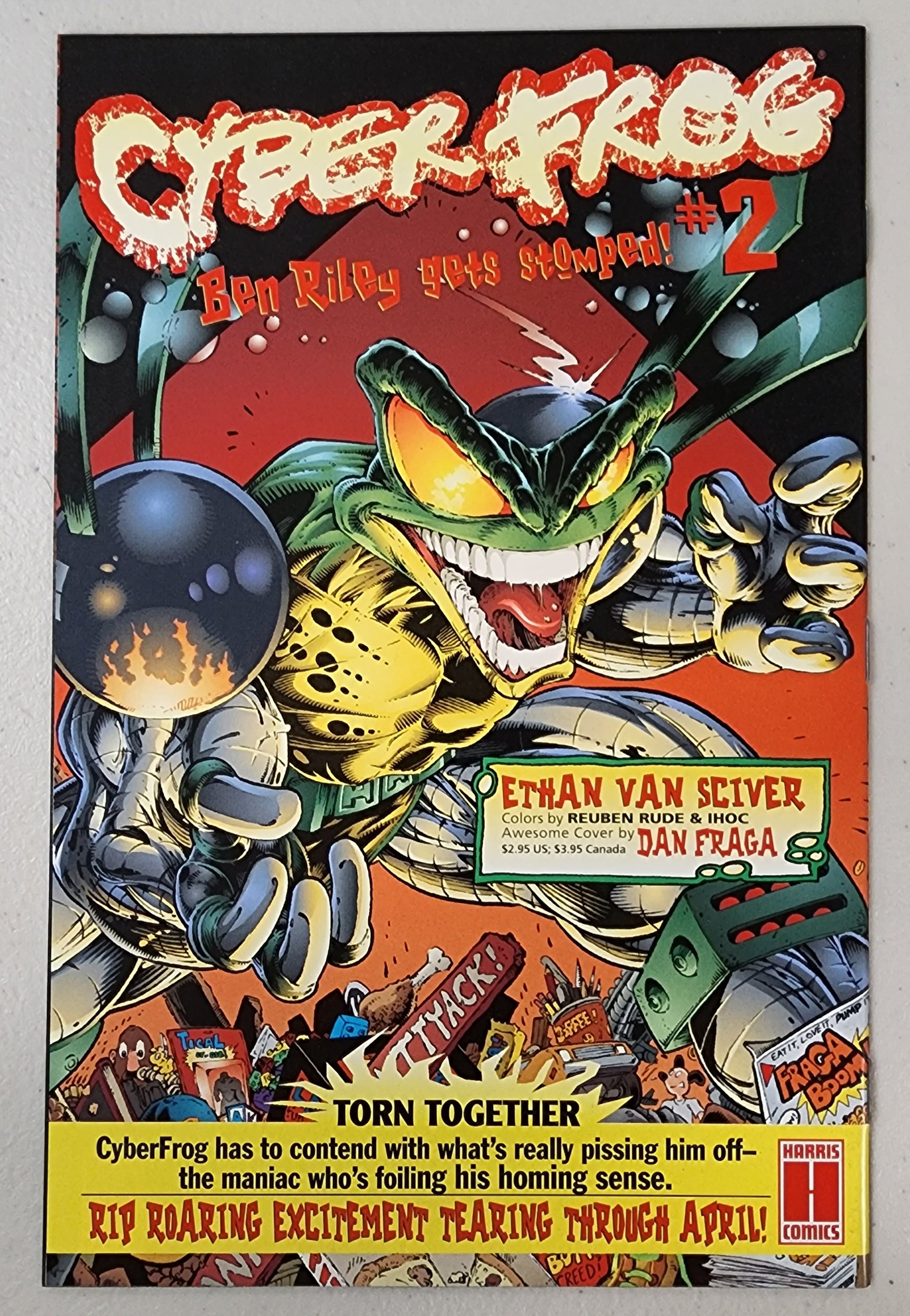 CYBERFROG #1 1997 HARRIS COMICS
