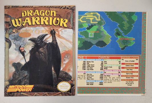 DRAGON WARRIOR NINTENDO POWER STRATEGY GUIDE 1989 Magazines NINTENDO